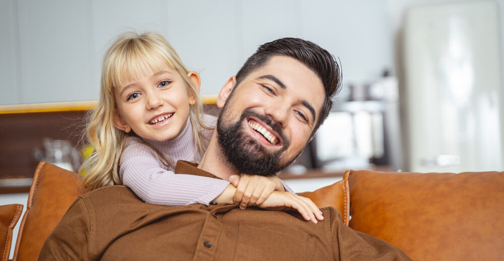 Emergency Dentistry in Allen Oak Point Dental in Allen Dentist in Allen dad and daughter